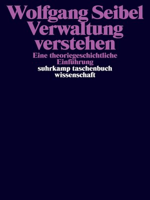 cover image of Verwaltung verstehen